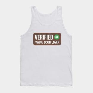 Maine Coon Cat Lover | Funny Kittens Gift Ideas | Verified Tank Top